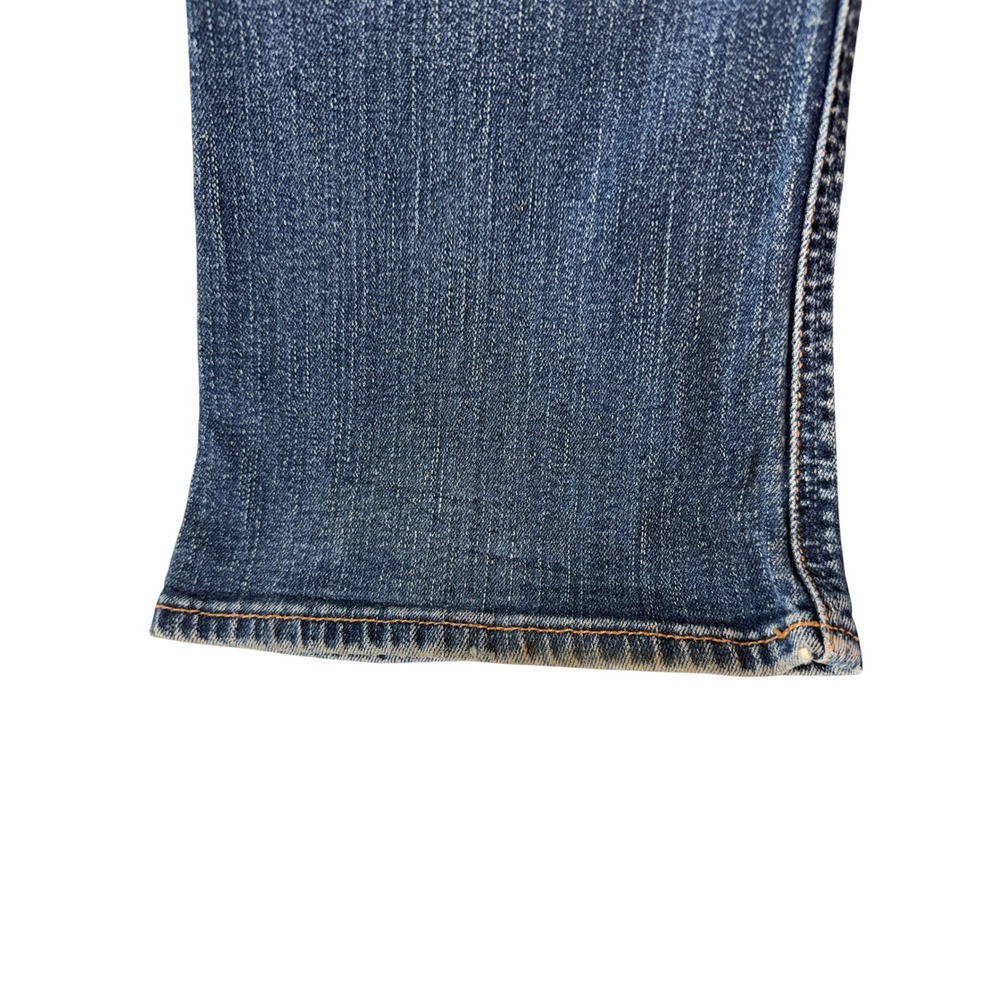 Hollister So Cal Stretch Jeans Women 5L W27 L35 Blue Denim Low Rise Bootcut - Picture 13 of 14